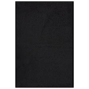 vidaXL Deurmat 80x120 cm zwart, Verzenden, Nieuw