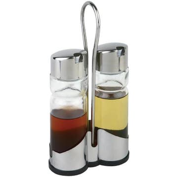 Menage | RVS/Glas | 2-delig | 115x54x215(h)mm APS, Verzenden