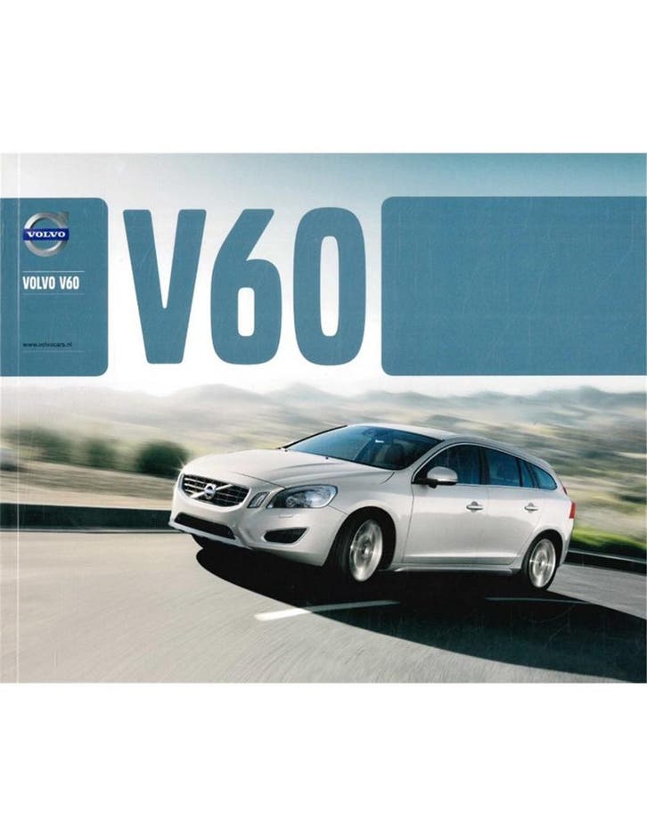 2013 VOLVO V60 BROCHURE NEDERLANDS, Livres, Autos | Brochures & Magazines