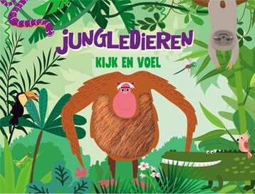 Jungledieren / Kijk en voel 9789463544580 Fiona Huisman, Verzenden, Zo goed als nieuw, Fiona Huisman