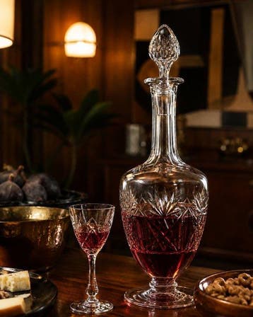 Val Saint Lambert - Drinkset (2) - Service LUBIN - Kristal -
