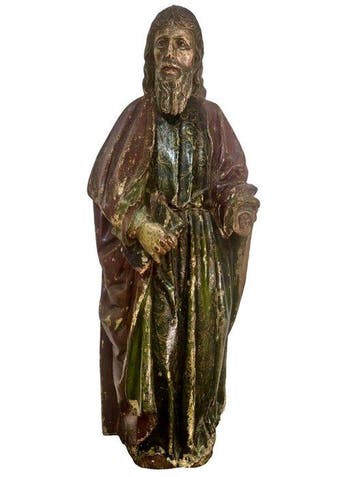 Spanish School - Figuur - Representation of a Saint –