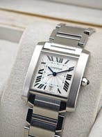 Cartier - Tank Française - 2302 - Homme - 2000-2010, Nieuw