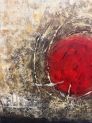 Franse school (XIX) - Éclipse rouge