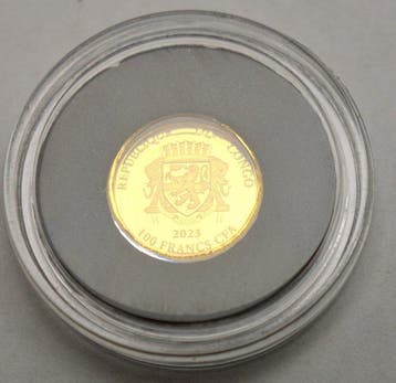 Congo. 100 Francs 2023 Berlin - 1/100oz (.999) (Sans prix de