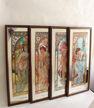 Alphonse Mucha (1860-1939) - As Fases do Dia