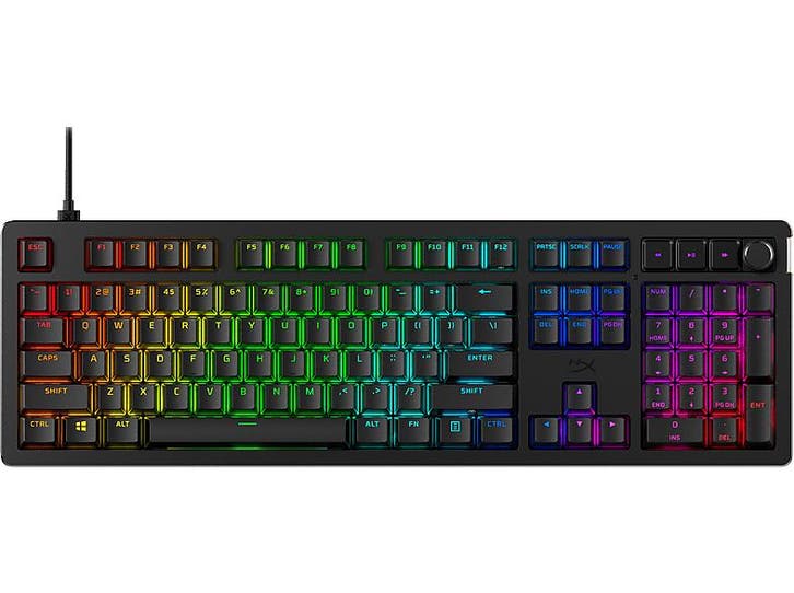 Hyperx -  Gaming Toetsenbord Alloy Rise Azerty Zwart, Computers en Software, Toetsenborden, Nieuw, Bedraad, Verzenden
