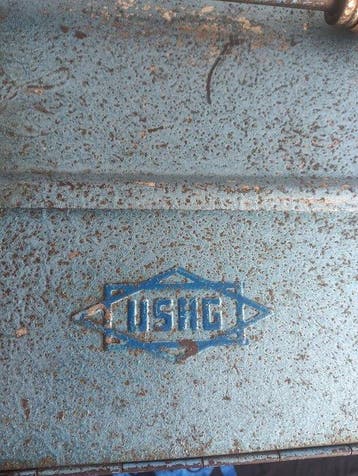 Usag Cassetta degli attrezzi - Outil de travail, Antiquités & Art