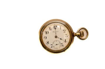 Antiek zilveren zakhorloge Standard met...