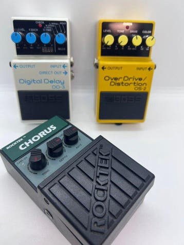 Boss, Rocktek - OS-2 / DD-3 / CHR-01 - - Muziekinstrumenten, Muziek en Instrumenten, Nieuw