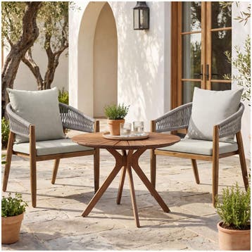 Tuinset bestaande uit een tafel en 2 stoelen, Verzenden, Nieuw