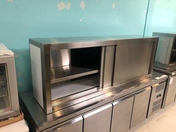 Q-Gastro RVS Hang/Wandkast 180cm met Schuifdeuren (Nieuw!!), Ophalen of Verzenden, Nieuw in verpakking