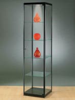 *TIP*  Luxe smalle vitrinekast zwart 50 cm, Ophalen of Verzenden