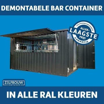 Mobiele toog/Buitenbar/Container bar (LAAGSTE PRIJS NL!), Ophalen, Nieuw
