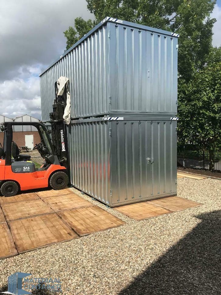 Materiaalcontainer - Self-storage container of als tuinhuis, Doe-het-zelf en Bouw, Bouwketen en Schaftketen