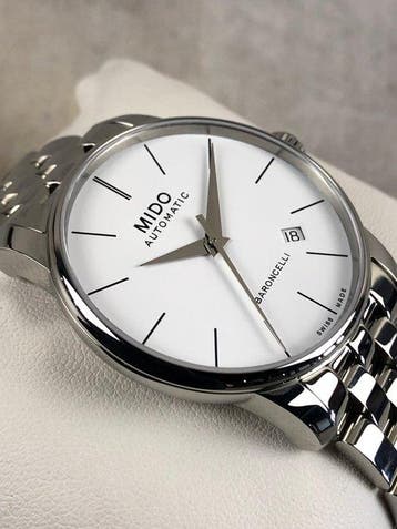 Mido - Baroncelli Automatic - M8600.4.76.1 - Homme -, Handtassen en Accessoires, Horloges | Heren, Nieuw