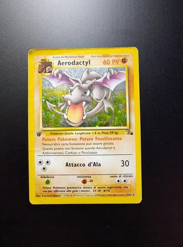 Pokémon - 6 Card - Aerdactyl Holo - Raichu - Hypno -, Nieuw