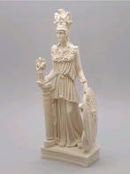 Beeld, Statua scultura Athena Minerva dea greca romana marmo