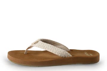 Reef Slippers in maat 40 Bruin, Kleding | Dames, Schoenen, Slippers, Bruin, Verzenden, Zo goed als nieuw