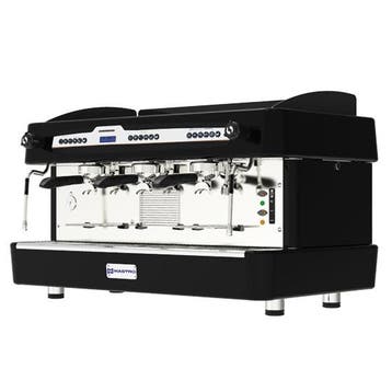 Espressomachine | Zwart | 3 Groepen | Digitaal | 5.2kW, Verzenden, Nieuw in verpakking