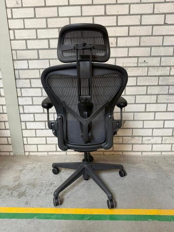 Herman Miller Aeron Stoel Met Hoofdsteun - Nieuwste Model, Verzenden, Bureaustoel