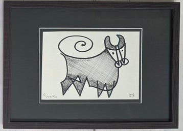Siep Van Den Berg (1913-1998) - Stier