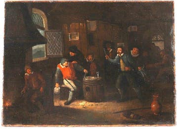 Richard Brakenburg (1650-1702), Kring van - TABLEAU, Antiquités & Art, Art | Peinture | Classique