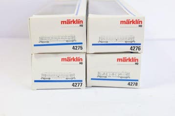 Märklin H0 - 4275/4276/4277/4278 - Modeltrein personenwagen, Nieuw