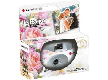 Agfaphoto -  Wegwerp Camera Lebox Wedding  - Wit, Audio, Tv en Foto, Verzenden, Nieuw, Overige Merken