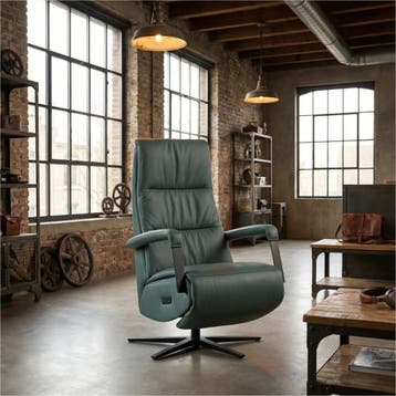 Leren relaxfauteuil met hartbalans Core - Toledo Whale, Bohemian, Industrieel, Modern, Scandinavisch, Nieuw, Ophalen of Verzenden