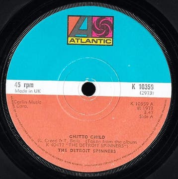 Spinners - Ghetto Child, Verzenden