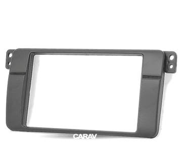 FACADE AUTORADIO 2 DIN NOIR POUR BMW SÉRIE 3 E46, Verzenden, Nieuw