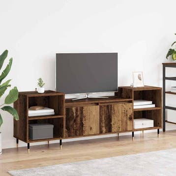 vidaXL TV Kast Oud Hout 160 x 35 x 55 cm Bewerkt hout, Verzenden