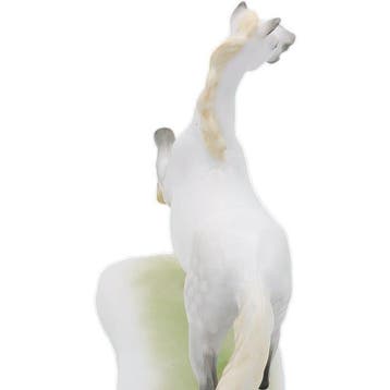 Herend - Statue, White Horse - 17.5 cm - Porcelaine à la, Antiquités & Art