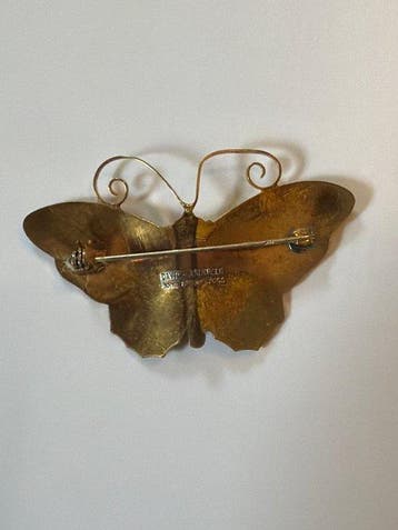 Zonder minimumprijs - David-Andersen - Broche Verguld,, Bijoux, Sacs & Beauté