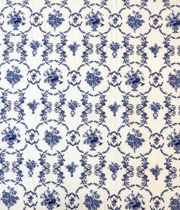 1710Prestigieuze en exclusieve Toile de Jouy-stof in