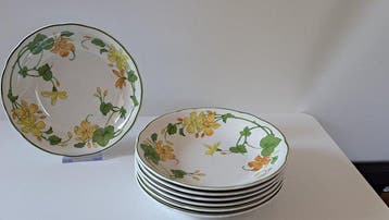 Villeroy & Boch - Bord (6) - Geranium - Vitro-Porzellan -