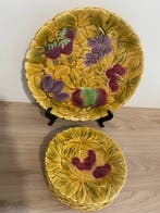 Sarreguemines - Dessertservies (7) - Keramiek, Aardewerk,, Antiek en Kunst