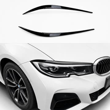 Koplampspoilers | geschikt voor BMW | 3-serie G20 2019-heden, Verzenden