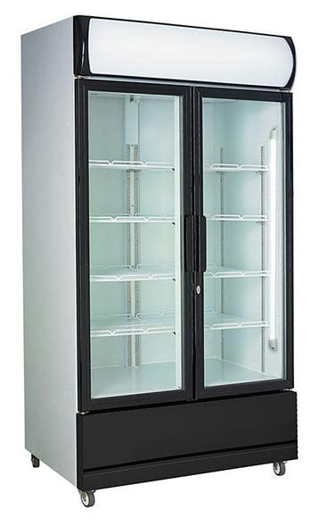 Koelkast 2 Glasdeuren Fcu-750, Verzenden
