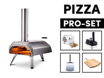 Ooni PIZZA PRO SET Karu 12 hout of houtskool gestookte, Jardin & Terrasse, Fours à pizza, Verzenden