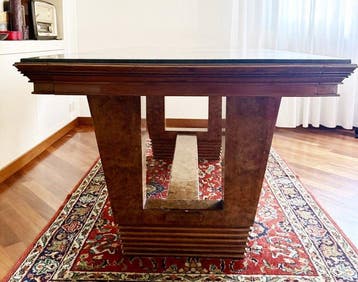 Table - Bois dur, Marbre