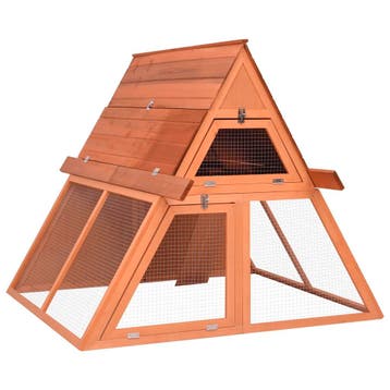 vidaXL Konijnenhok 152x127x109,5 cm massief vurenhout, Verzenden