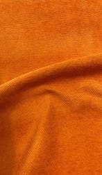 Prestigieus, robuust weefsel, maar uiterst zacht, van oranje