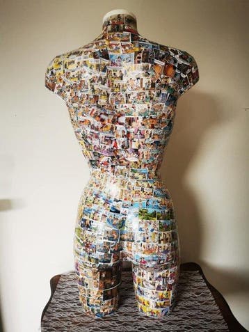 Mannequin - Erotische getinte dame - Modèle féminin -