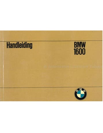 1966 BMW 1600 INSTRUCTIEBOEKJE NEDERLANDS