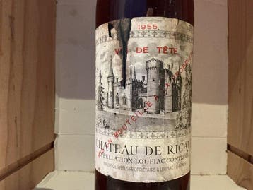 1955 Château de Ricaud, Vin de Tête - Loupiac - 1 Fles (0,75, Collections