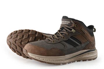 Skechers Veterboots in maat 42 Bruin, Kleding | Heren, Schoenen, Bruin, Verzenden, Boots, Zo goed als nieuw