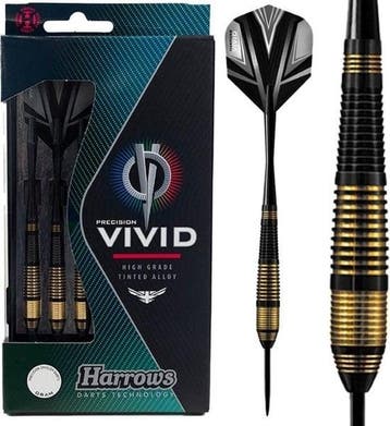 Harrows Brass Darts Vivid - Zwart (Dart Pijlen), Sport en Fitness, Darts, Ophalen of Verzenden, Nieuw, Pijlen