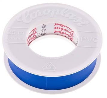 Ruban disolation électrique testé par VDE 25mm/25m Bleu, Verzenden